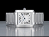 Cartier Tank Francaise Automatic Silver Guilloché Roman Dial  Watch  2302/W51002Q3